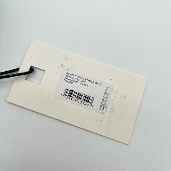 STAUD | NWT Bean Convertible Bag in Agave Mint Green Leather - Picture 3 of 11